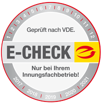 E-Check geprüft nach VDE